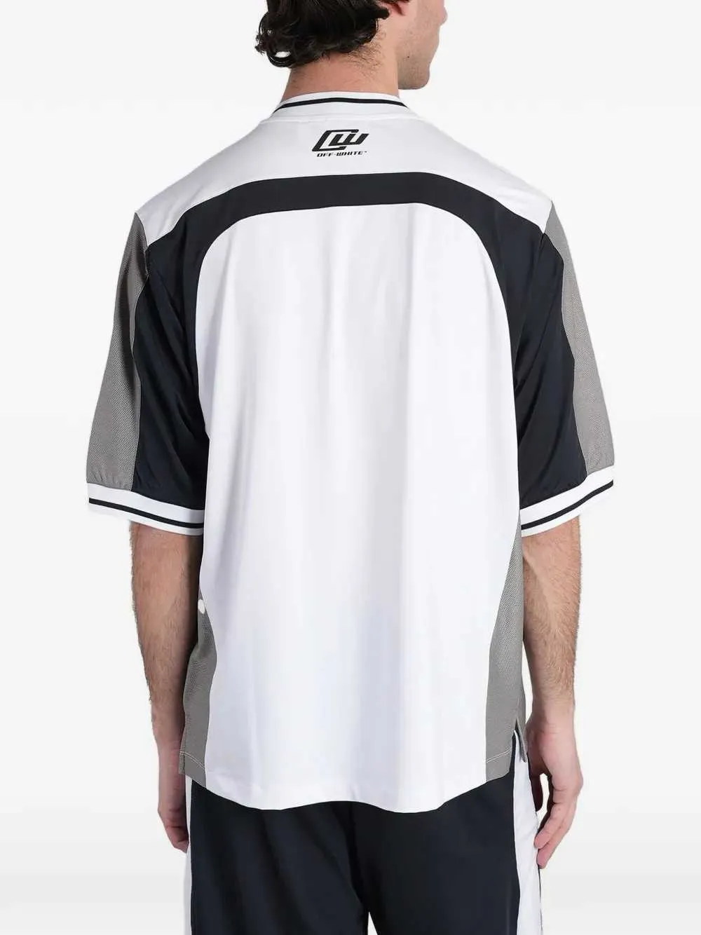 V-Neck T-Shirt With Logo Print sold by Wanan Luxury product image thumbnail 5