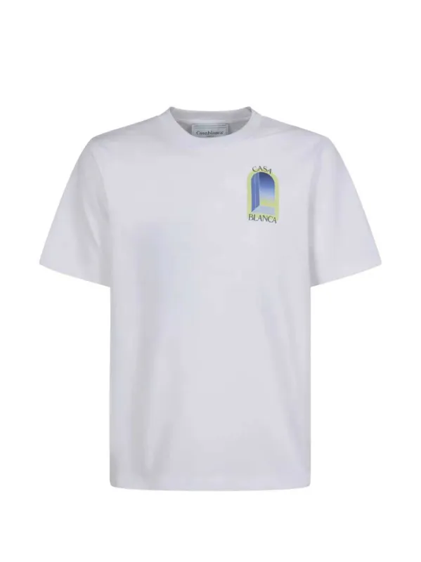 Cotton T-Shirt With Logo made by Casablanca
