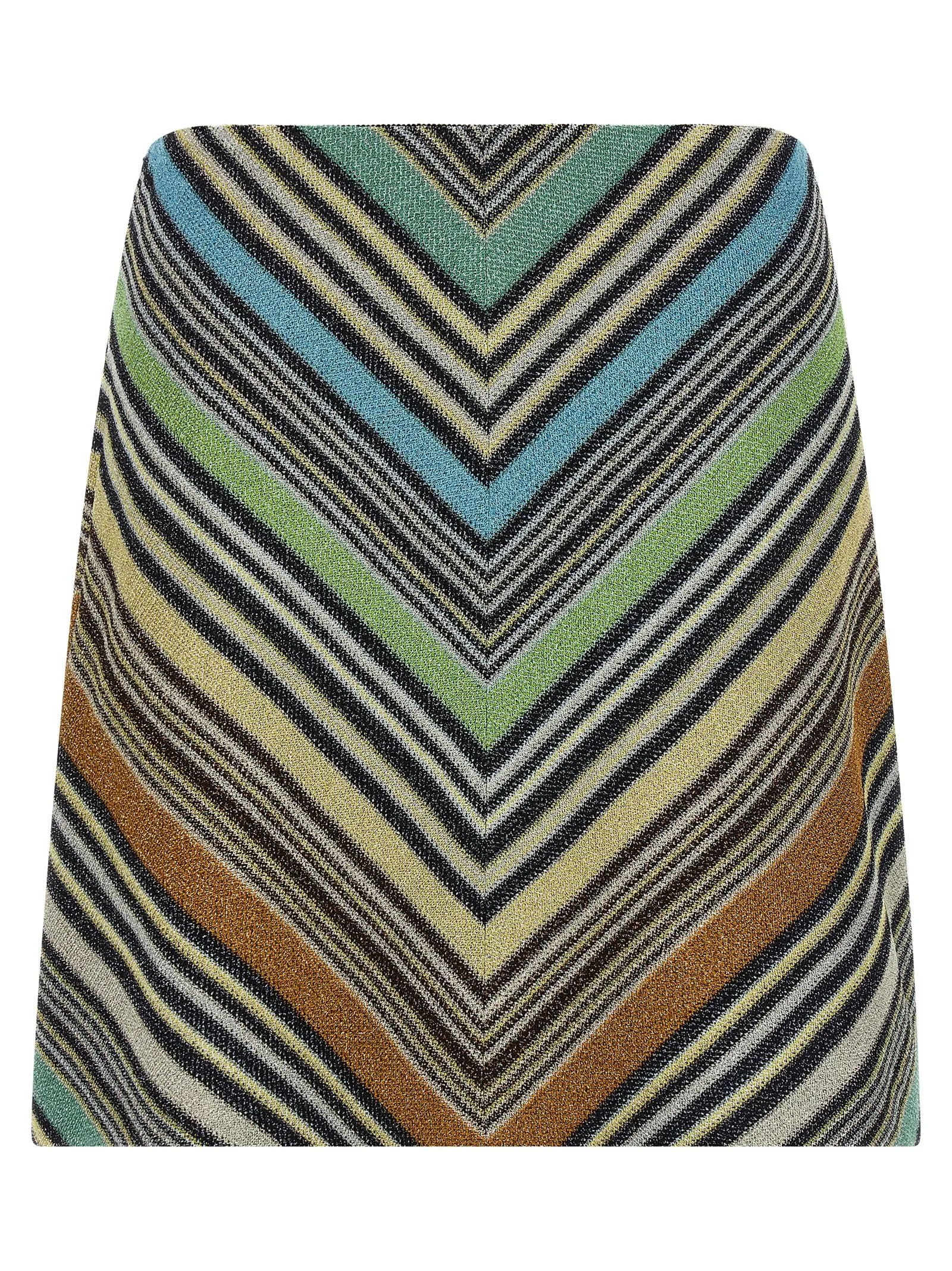 Geometric Pattern Skirt Skirts Multicolor sold by Wanan Luxury