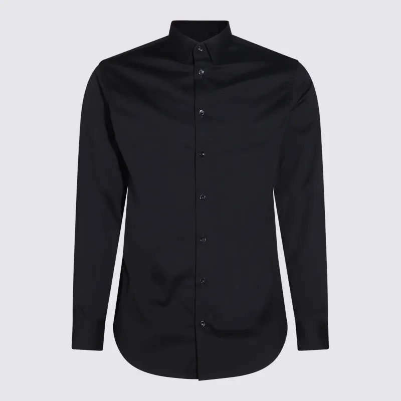 Shirts Dark Blue made by Giorgio Armani