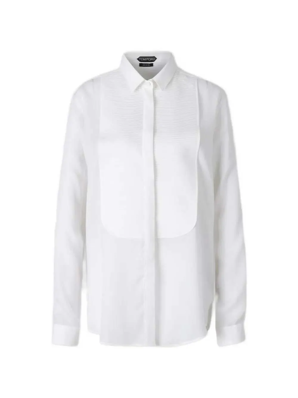 Pleated Bib Shirt sold by Wanan Luxury