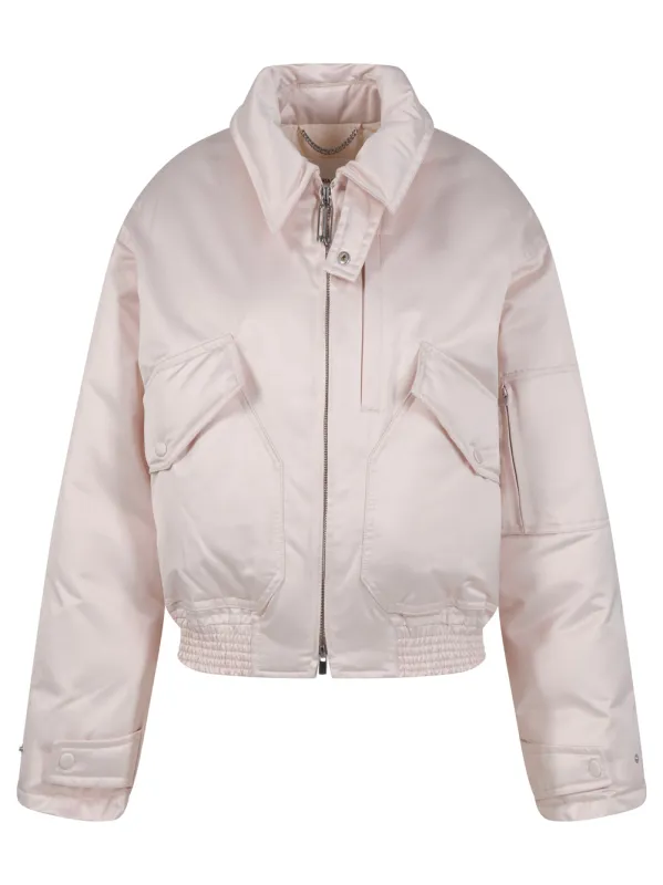 Down Sateen Bomber Jacket made by Victoria Beckham