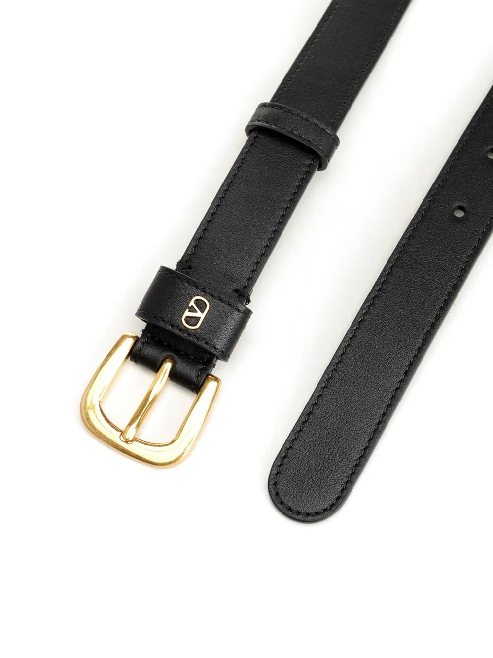 Vlogo Leather Belt Belts Black sold by Wanan Luxury product image thumbnail 2