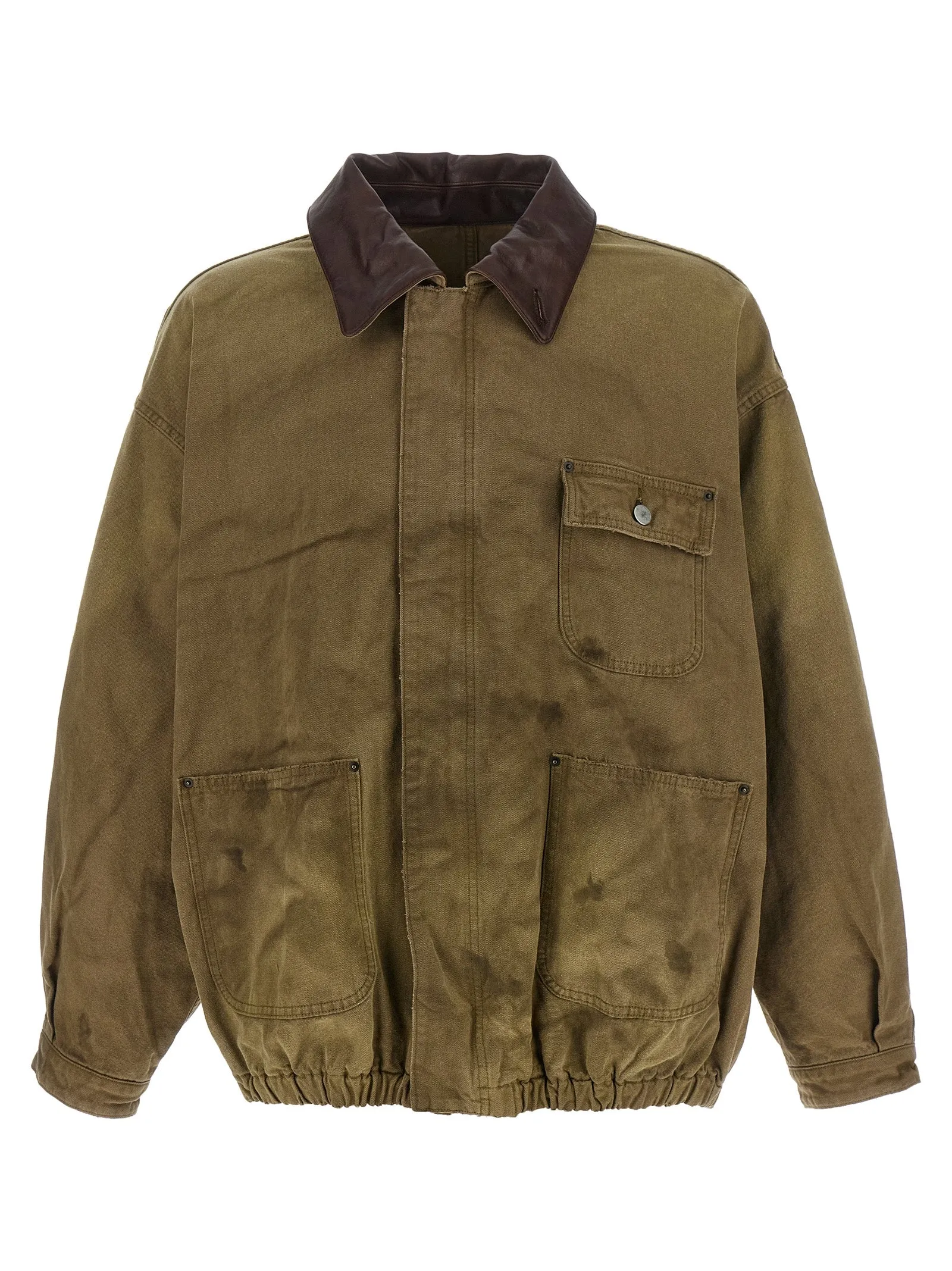 Vintage Puffer Jackets Green sold by Wanan Luxury