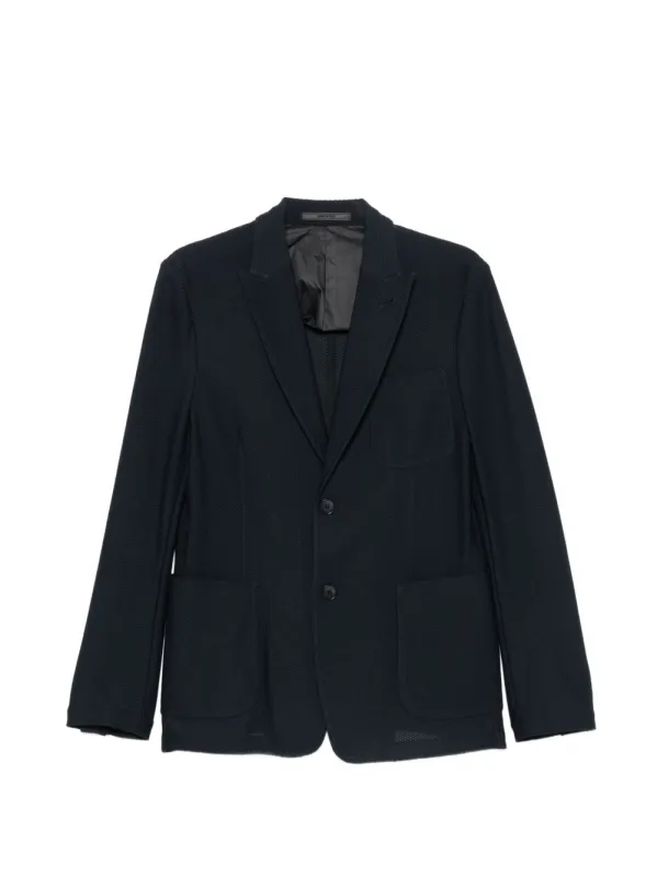 Icon Single-Breasted Blazer Jacket made by Giorgio Armani