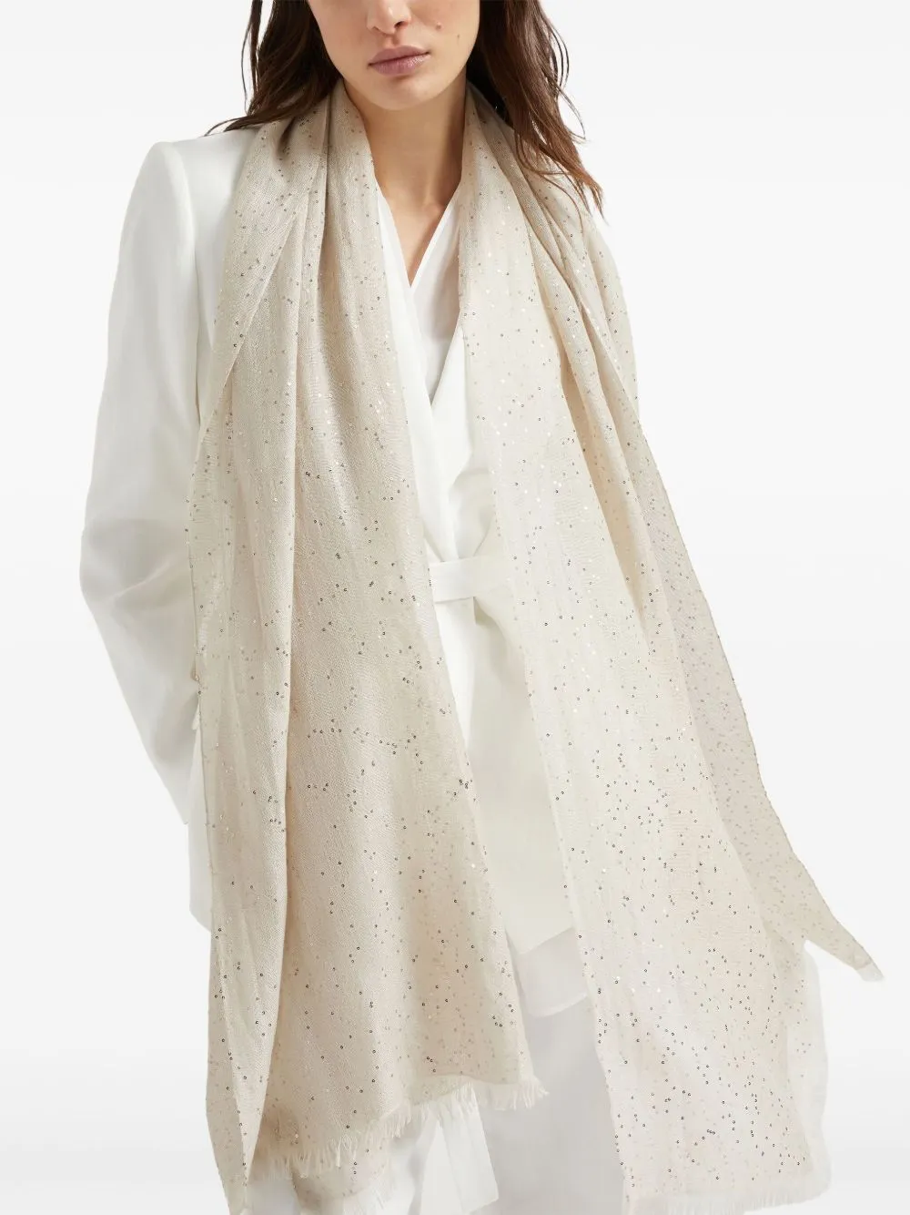 Cashmere And Silk Scarf sold by Wanan Luxury product image thumbnail 3