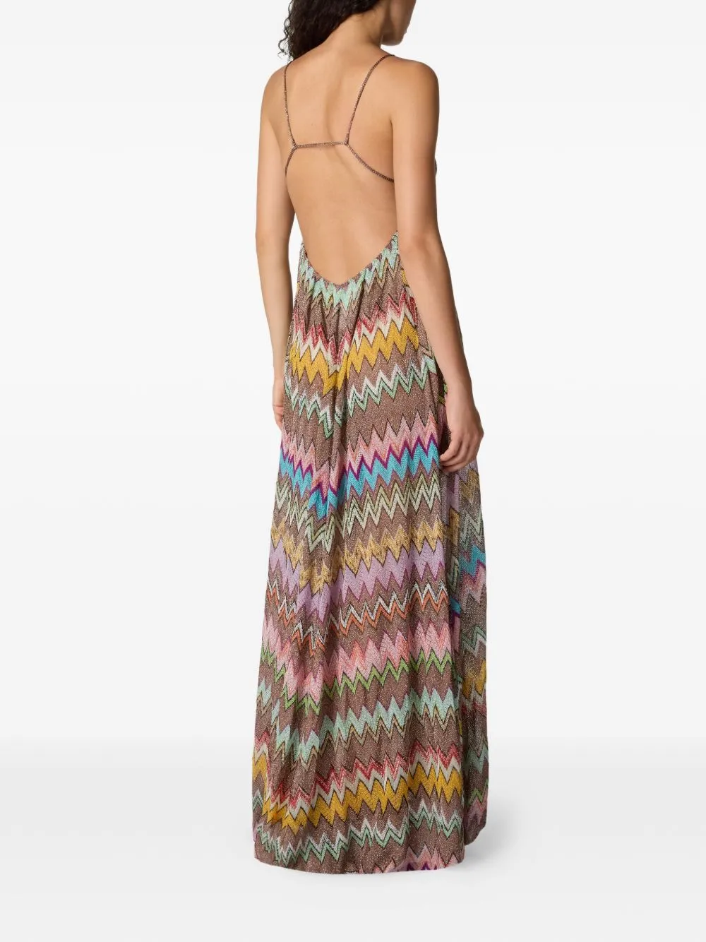 Zig Zag Long Cover Up sold by Wanan Luxury product image thumbnail 3