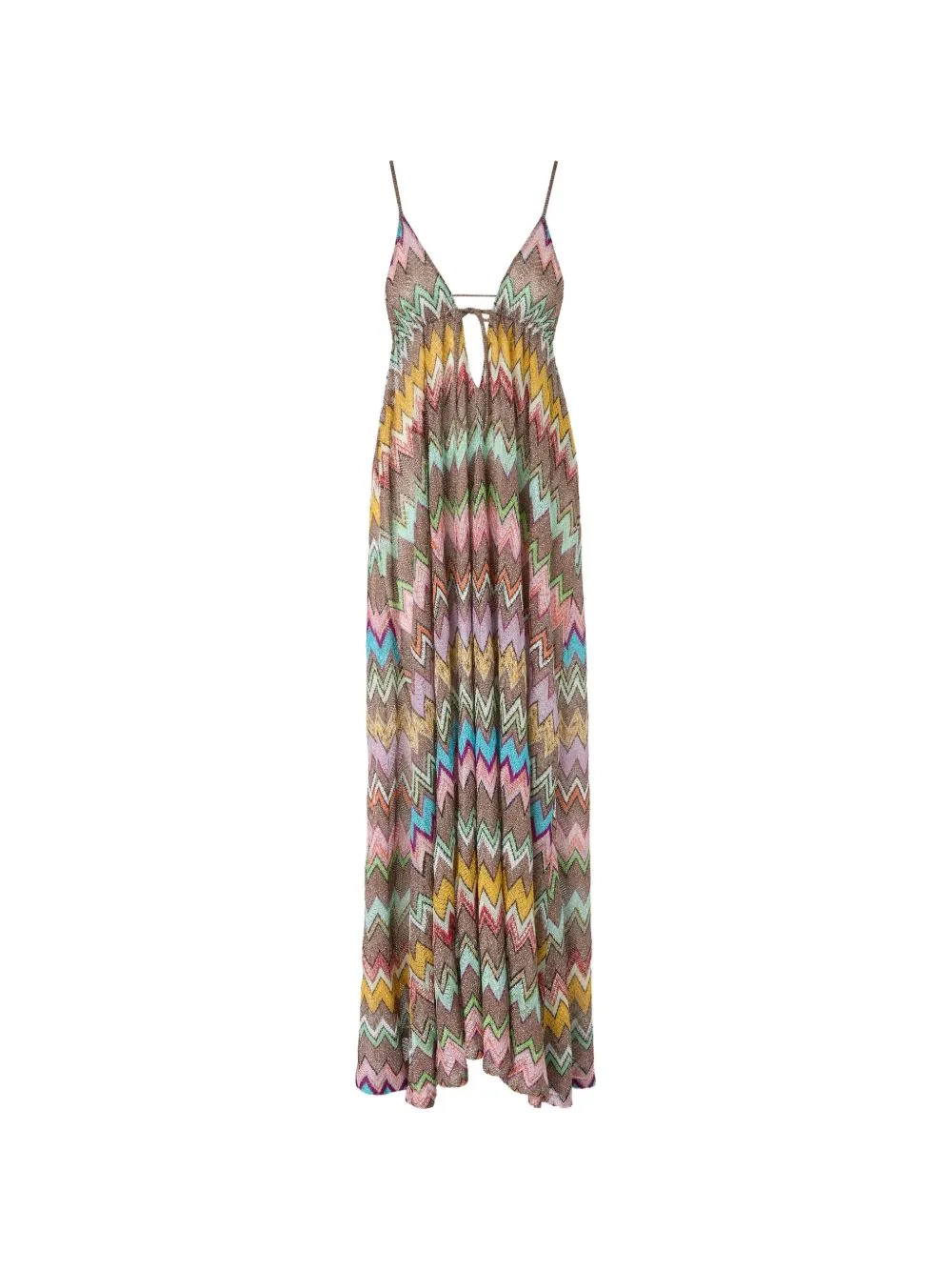 Zig Zag Long Cover Up sold by Wanan Luxury