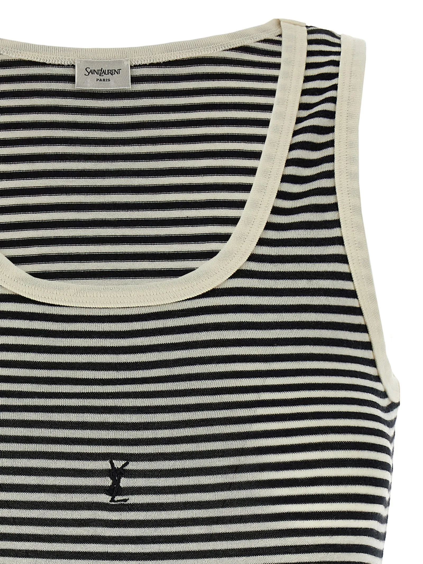 Cassandra Tank Top Tops White/Black sold by Wanan Luxury product image thumbnail 3