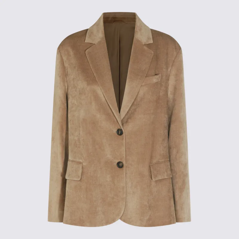 Jackets Cappuccino made by Brunello Cucinelli