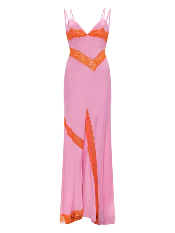 Abito Con Dettagli In Pizzo made by MSGM