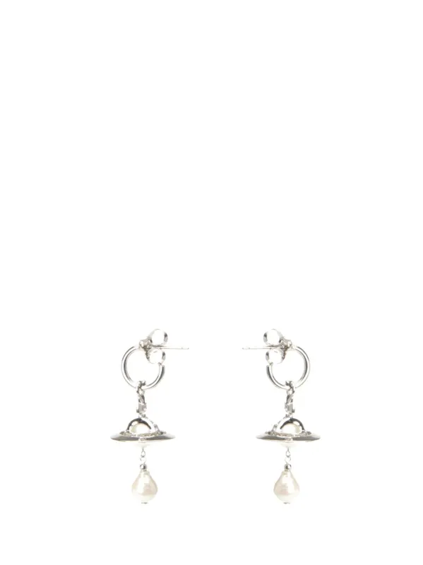Aleska Earrrings Jewelry Silver made by Vivienne Westwood