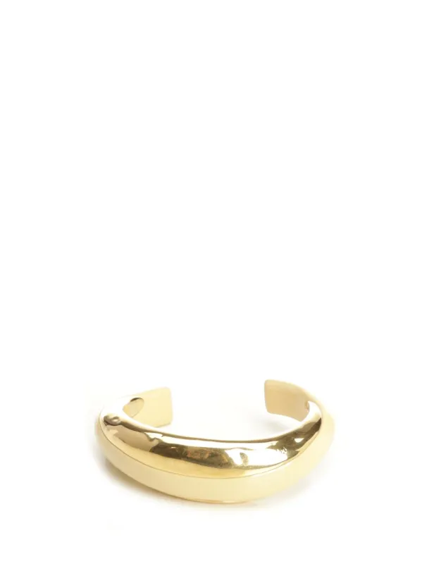 Curved Cuff Jewelry Gold made by Chloe
