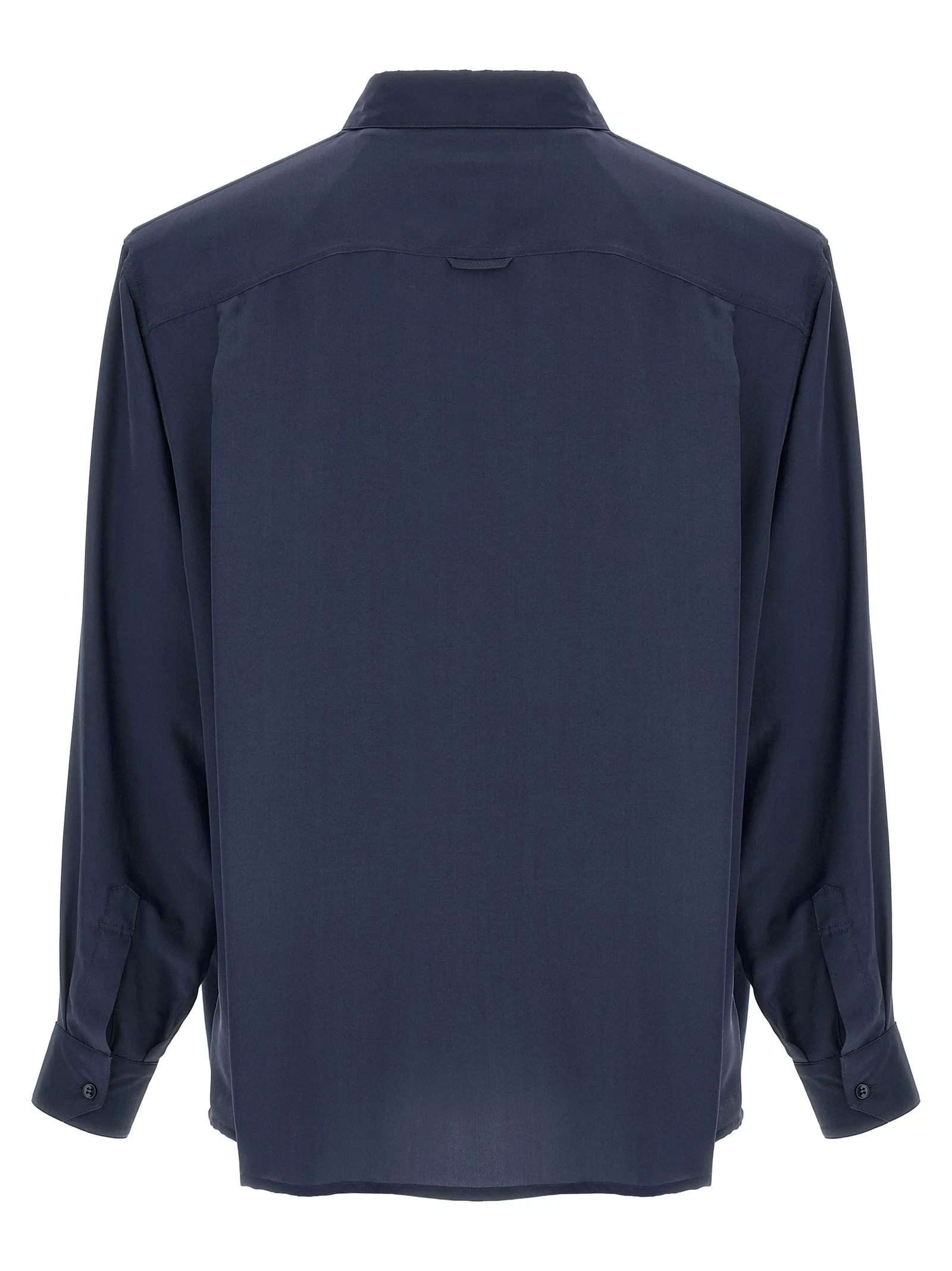 Viscose And Silk Shirt Shirt And Blouse Blue sold by Wanan Luxury product image thumbnail 2
