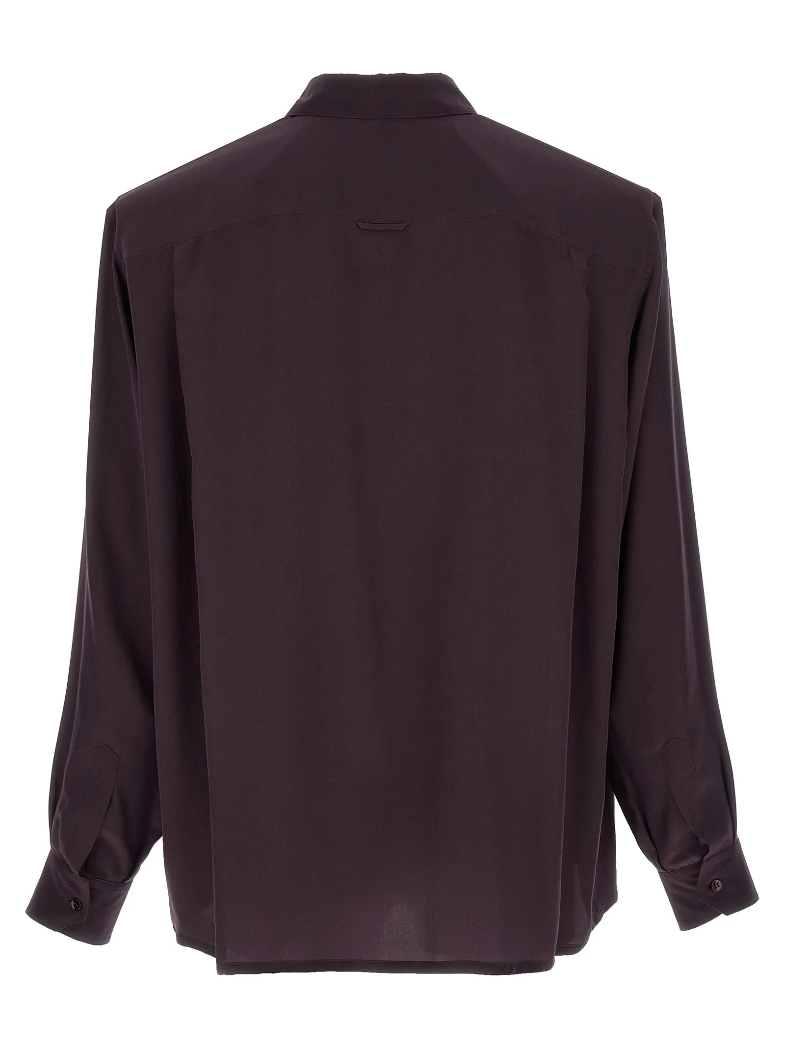 Viscose And Silk Shirt Shirt And Blouse Purple sold by Wanan Luxury product image thumbnail 2