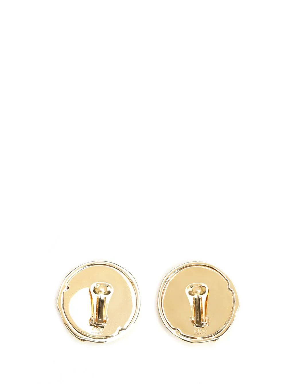 Pleats Round Earrings Jewelry Gold sold by Wanan Luxury product image thumbnail 2