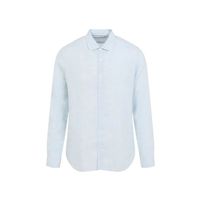 Shirts Blue made by Orlebar Brown