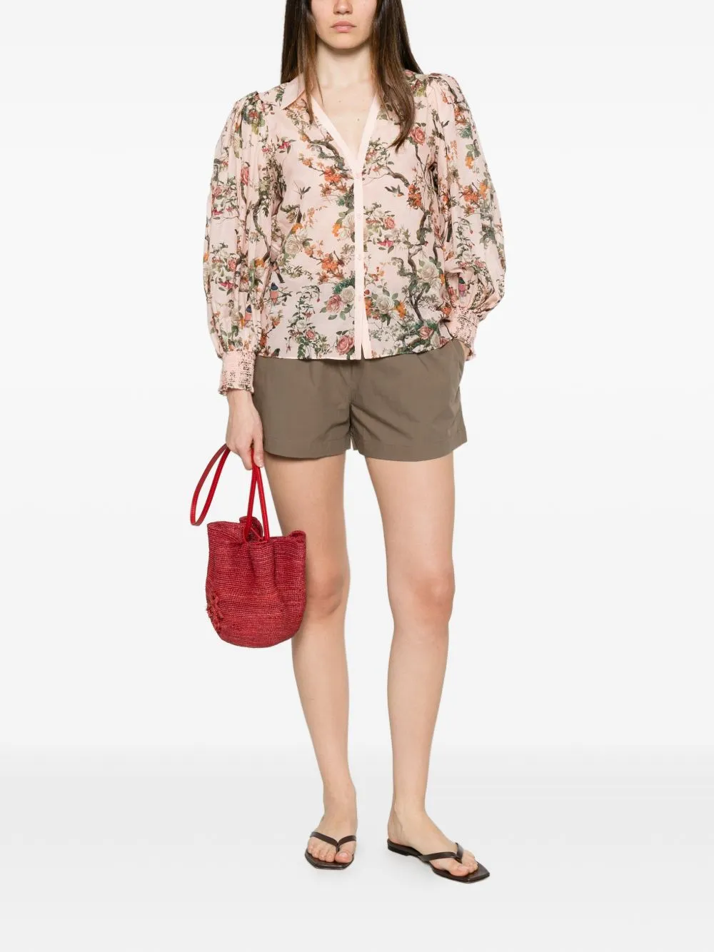 Charis Printed Blouse sold by Wanan Luxury product image thumbnail 5