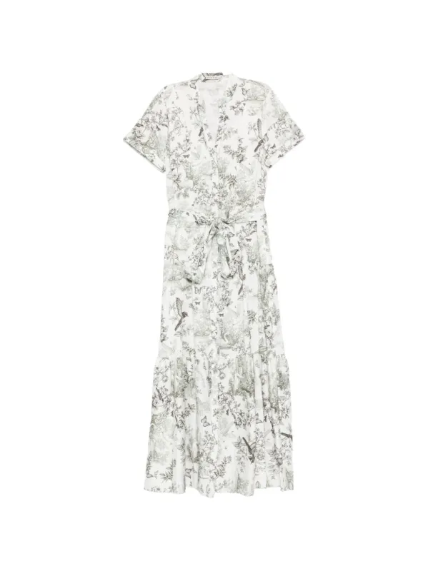 Printed Cotton Midi Dress made by Alice + Olivia
