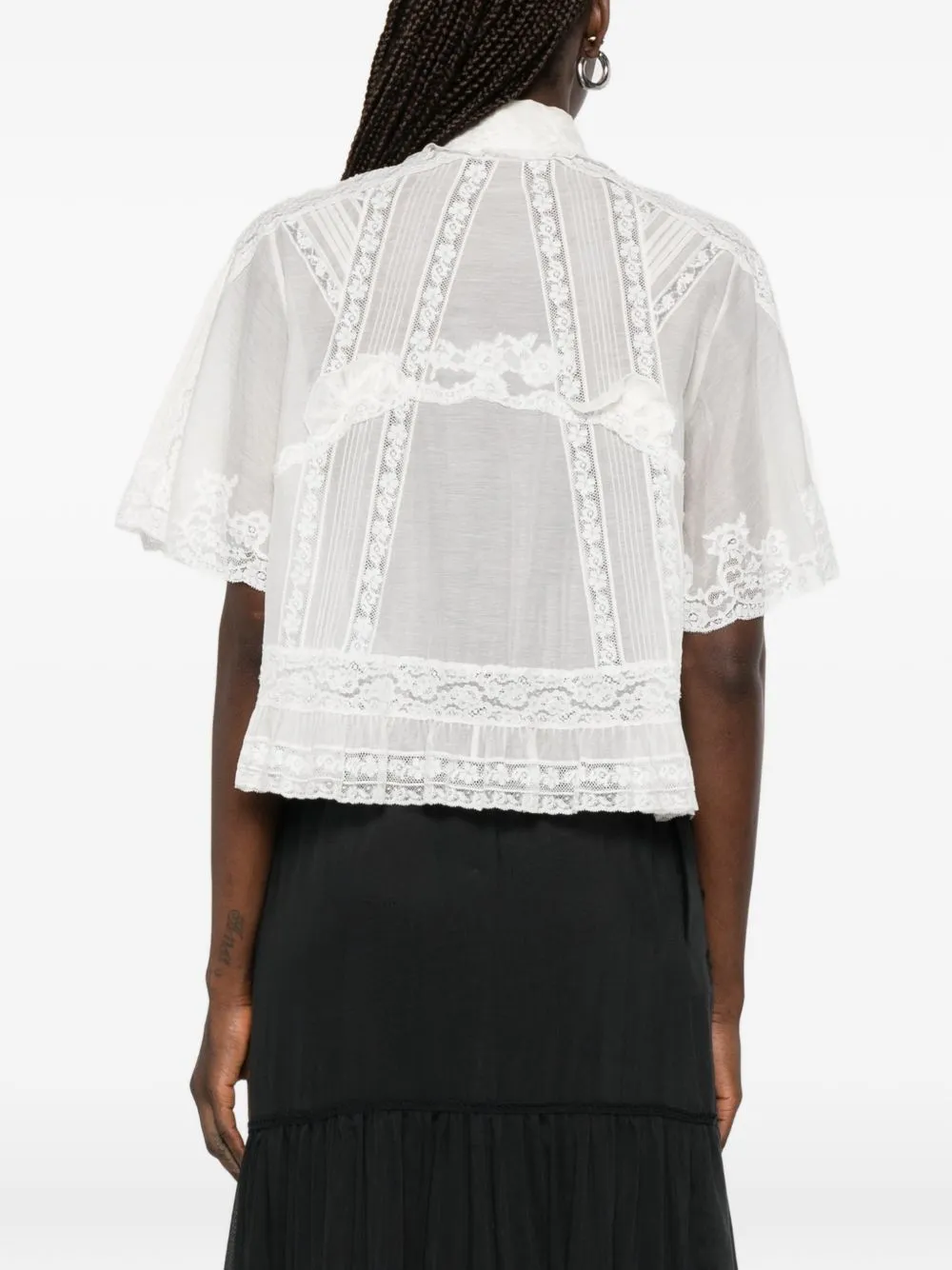 Cotton And Silk Embroidered Shirt sold by Wanan Luxury product image thumbnail 5