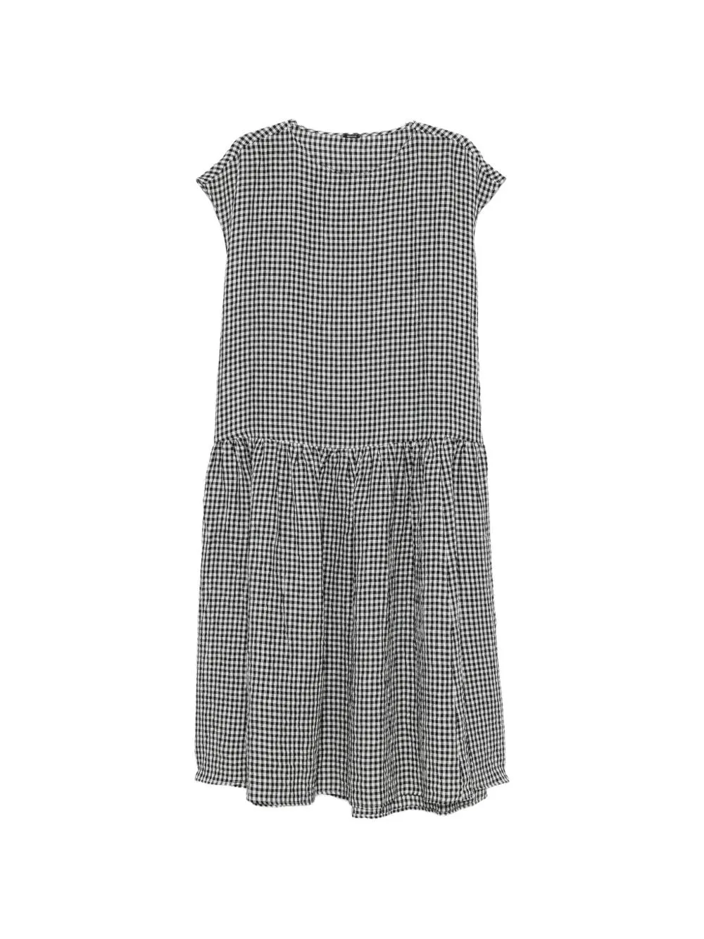 Checked Cotton Midi Dress sold by Wanan Luxury