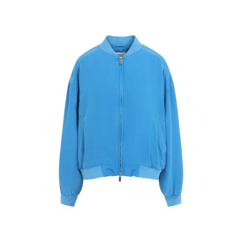 Bomber Jackets Blue made by Versace