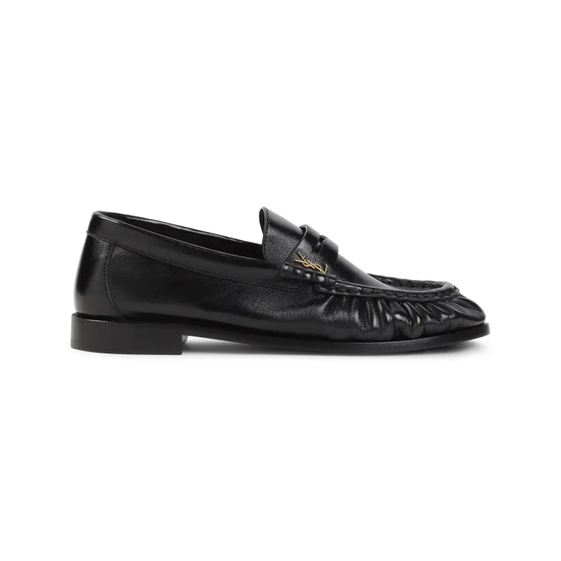 Loafers Black made by Yves Saint Laurent