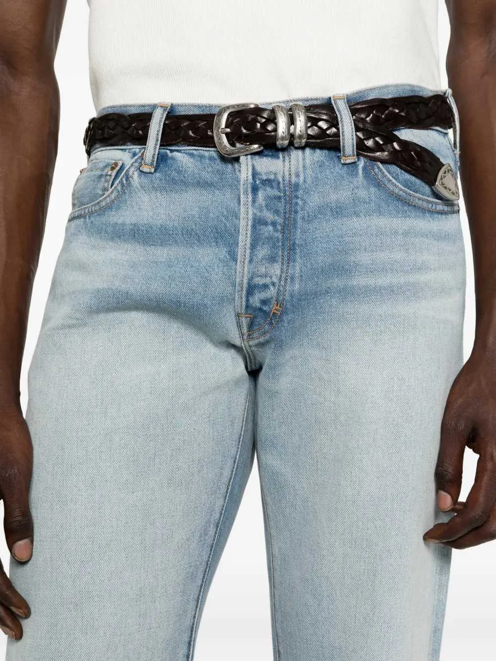 Faded Straight Jeans sold by Wanan Luxury product image thumbnail 5