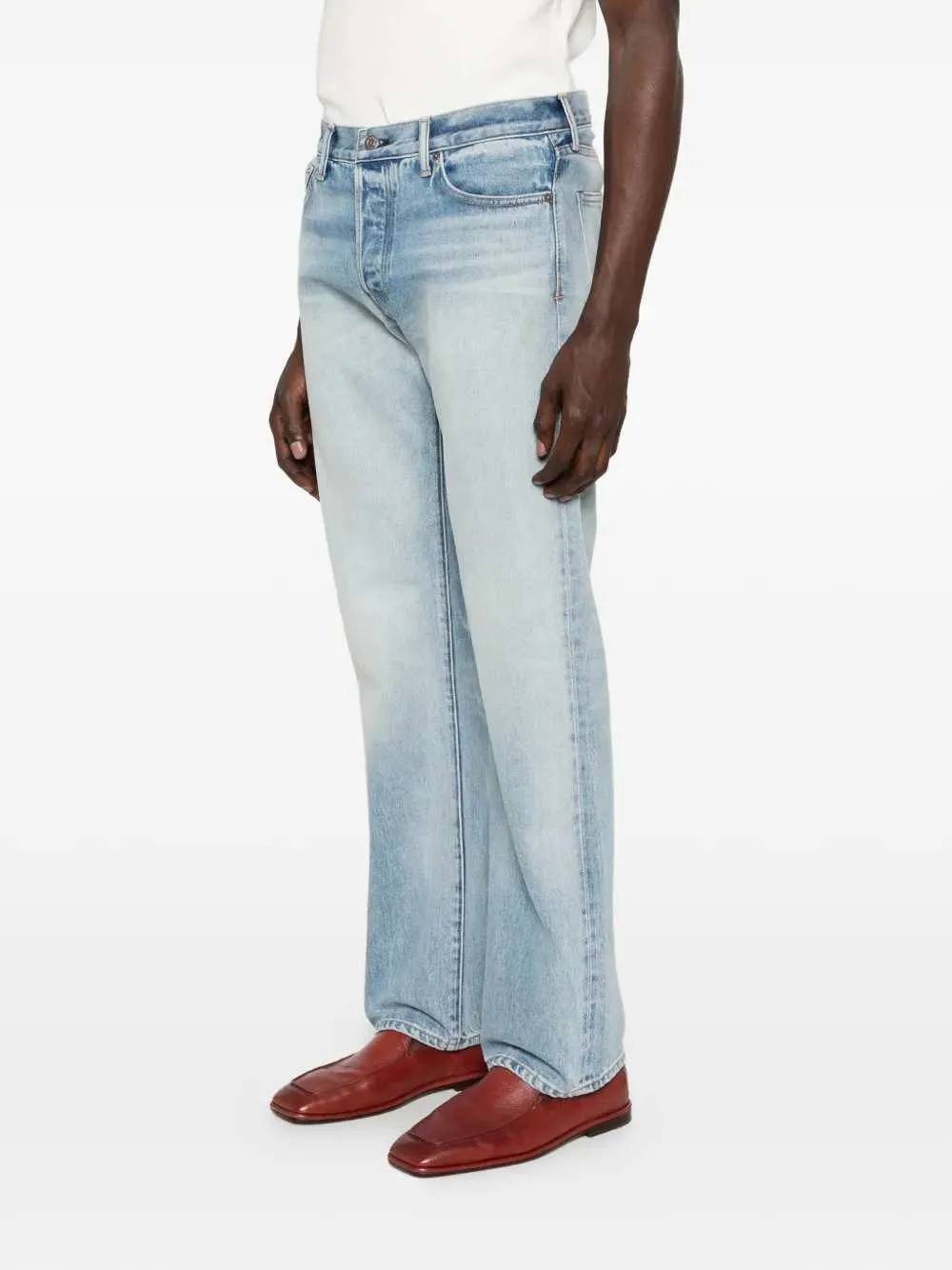 Faded Straight Jeans sold by Wanan Luxury product image thumbnail 3