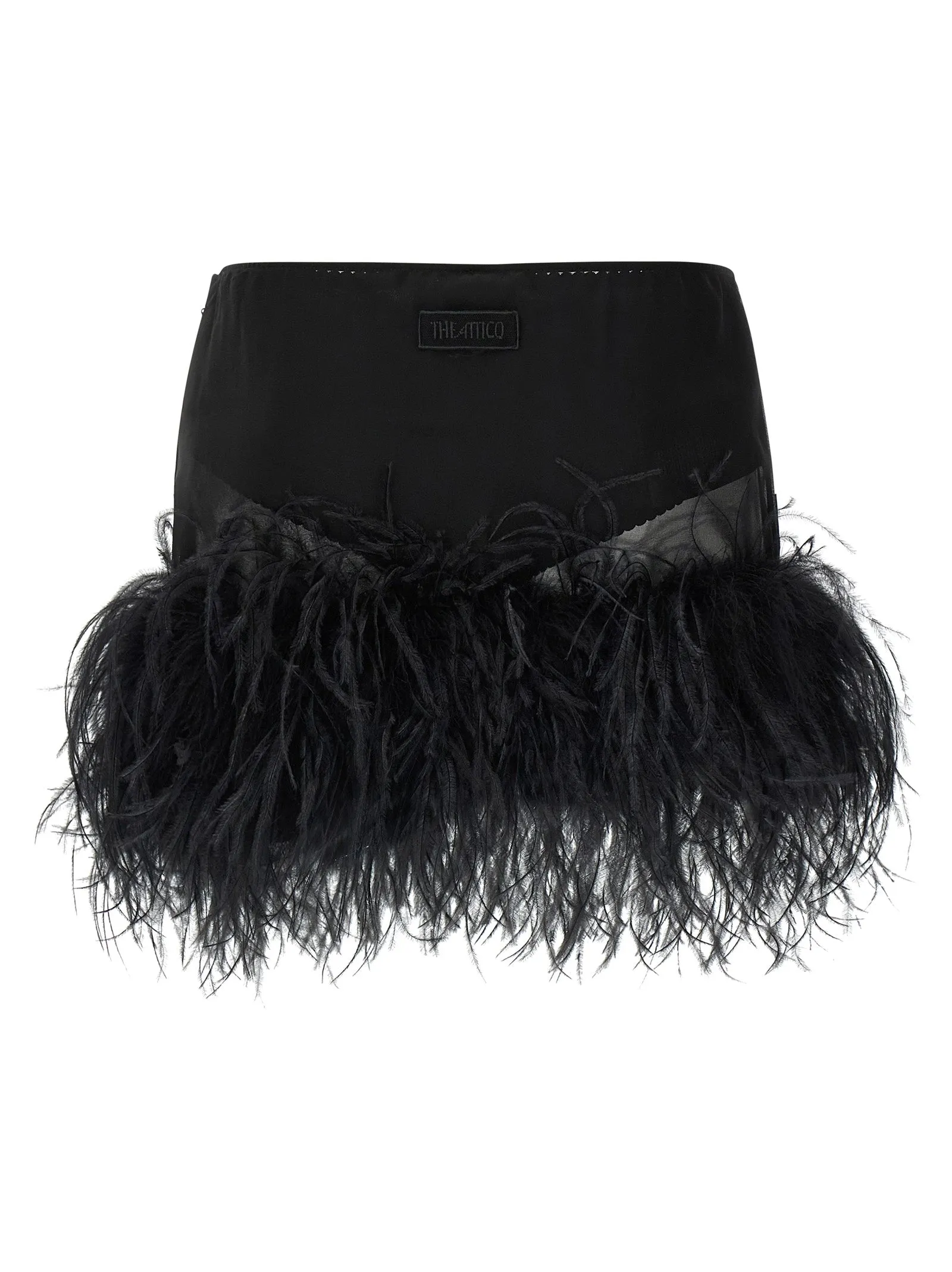 Feather Skirt Skirts Black sold by Wanan Luxury product image thumbnail 2