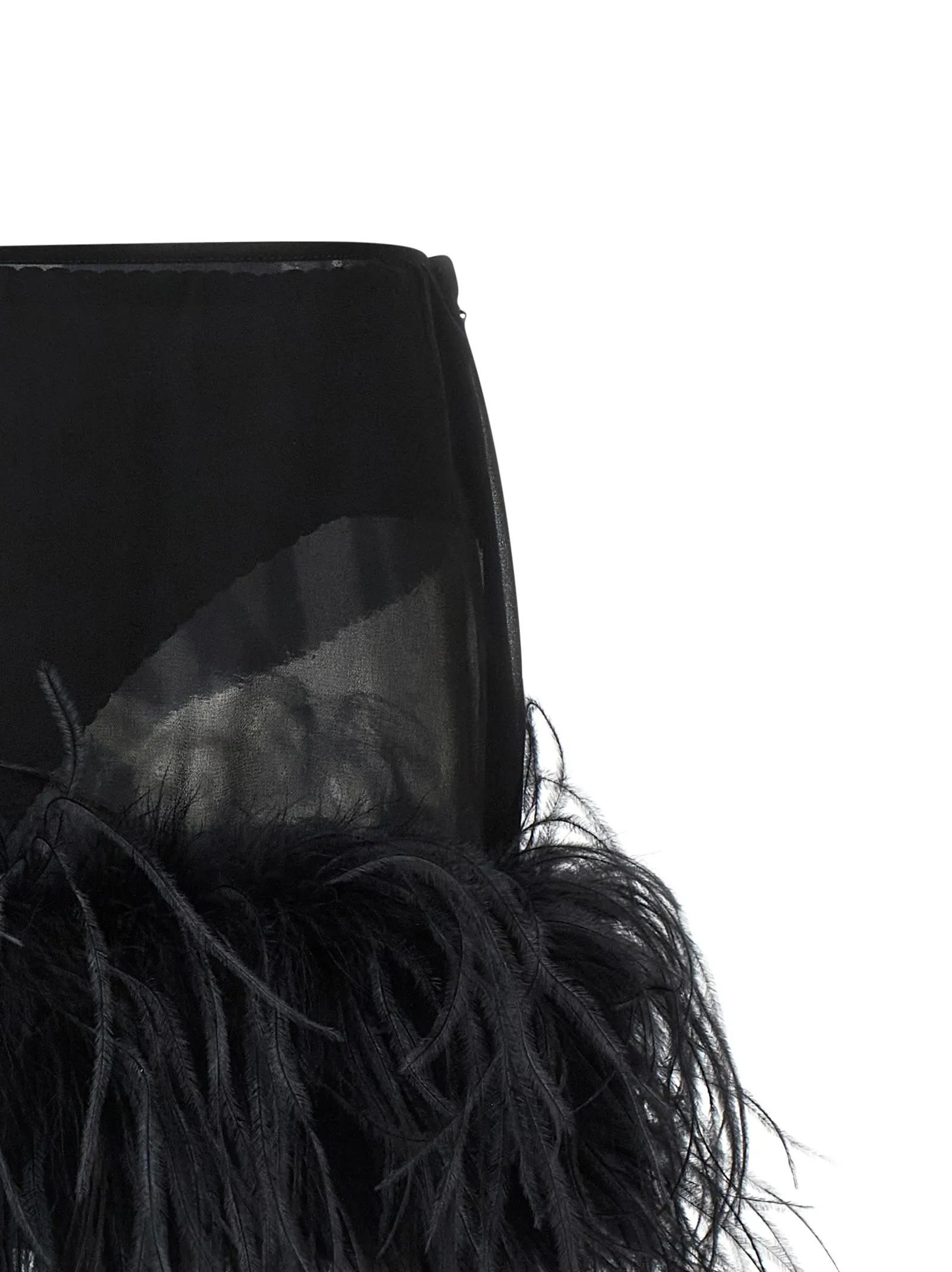 Feather Skirt Skirts Black sold by Wanan Luxury product image thumbnail 3