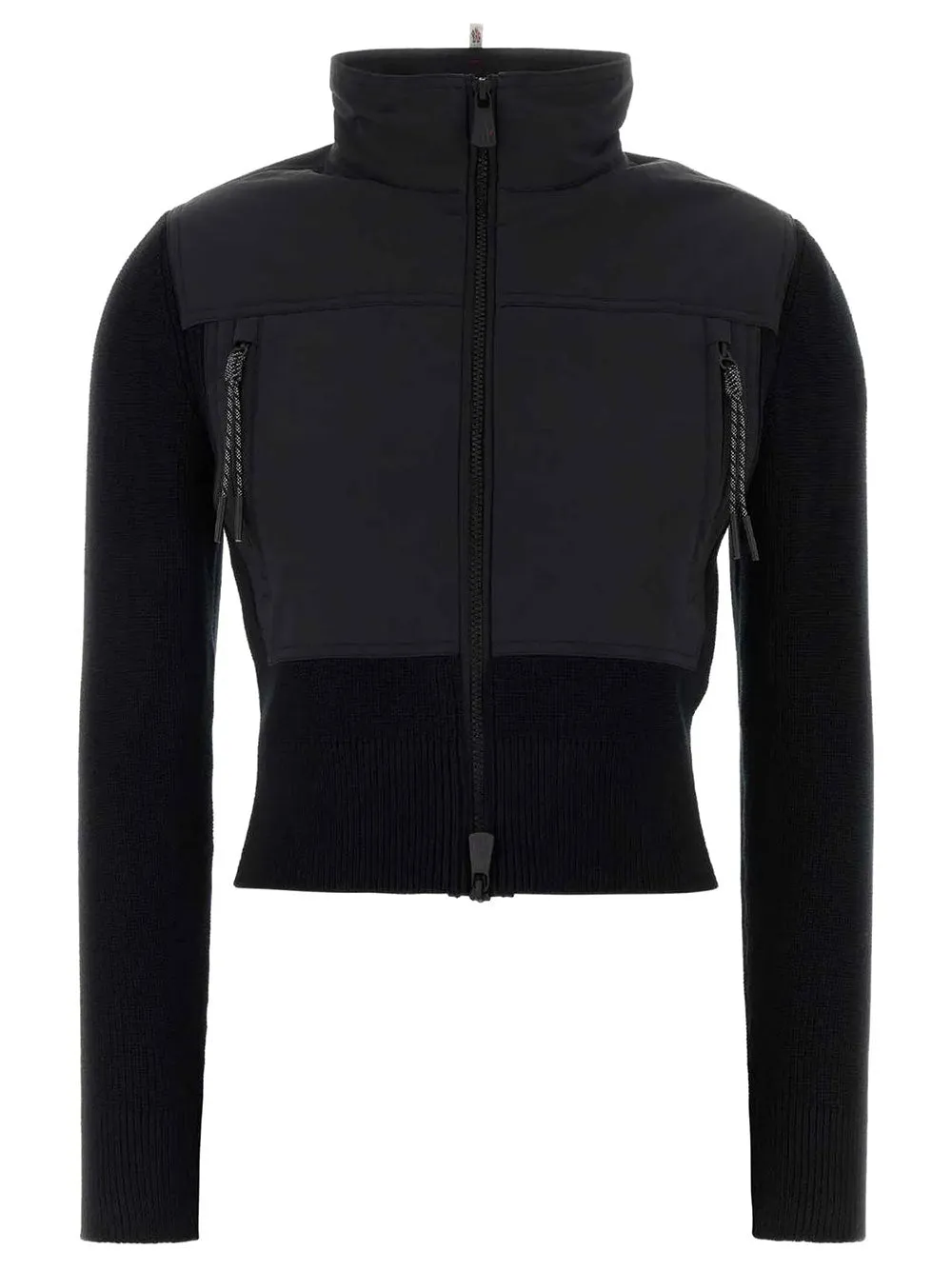 Grenoble: Padded Zip-Up Cotton Cardigan sold by Wanan Luxury