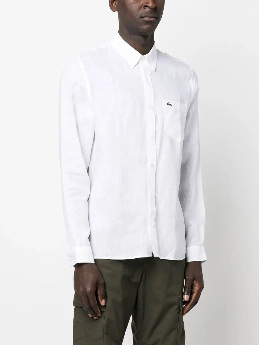 Regular-Fit Linen Shirt sold by Wanan Luxury product image thumbnail 5