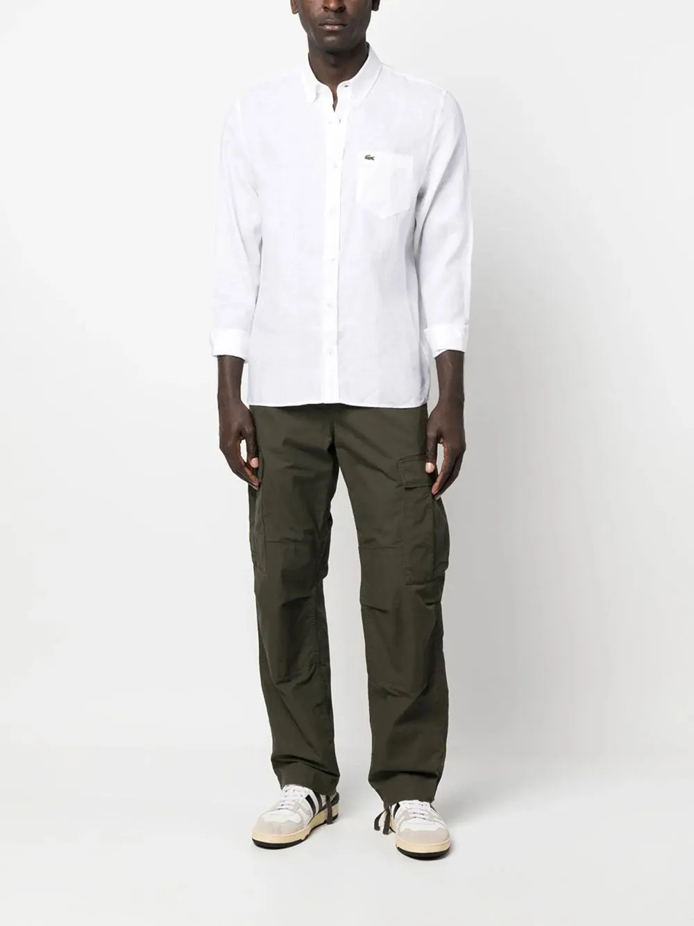 Regular-Fit Linen Shirt sold by Wanan Luxury product image thumbnail 3