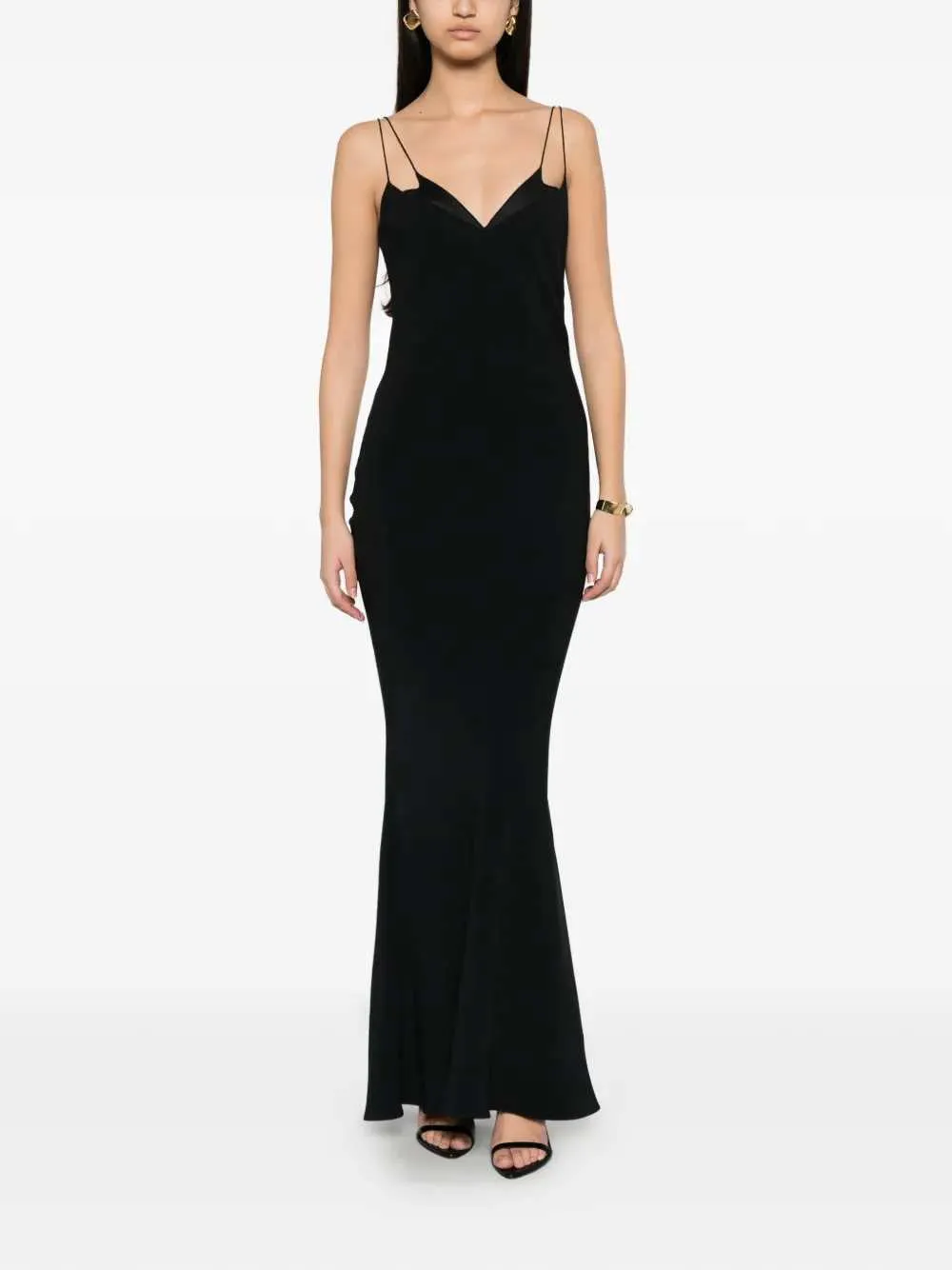 Bias-Cut Dress With Double Straps sold by Wanan Luxury product image thumbnail 2