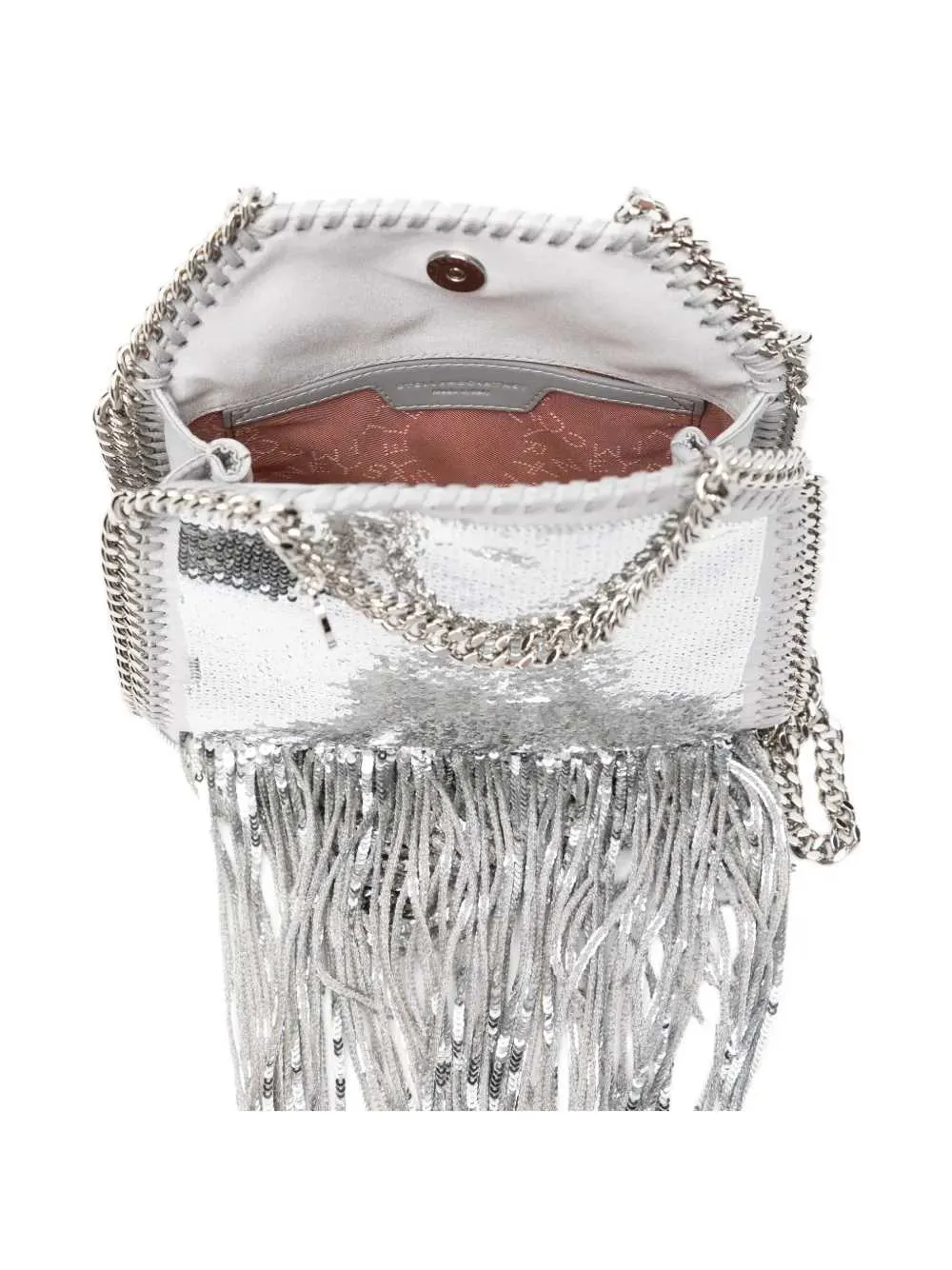 Falabella Mini Tote Bag With Fringe sold by Wanan Luxury product image thumbnail 4