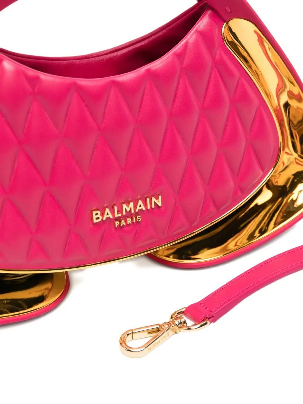 Quilted Clutch With Metallic Trim sold by Wanan Luxury product image thumbnail 3