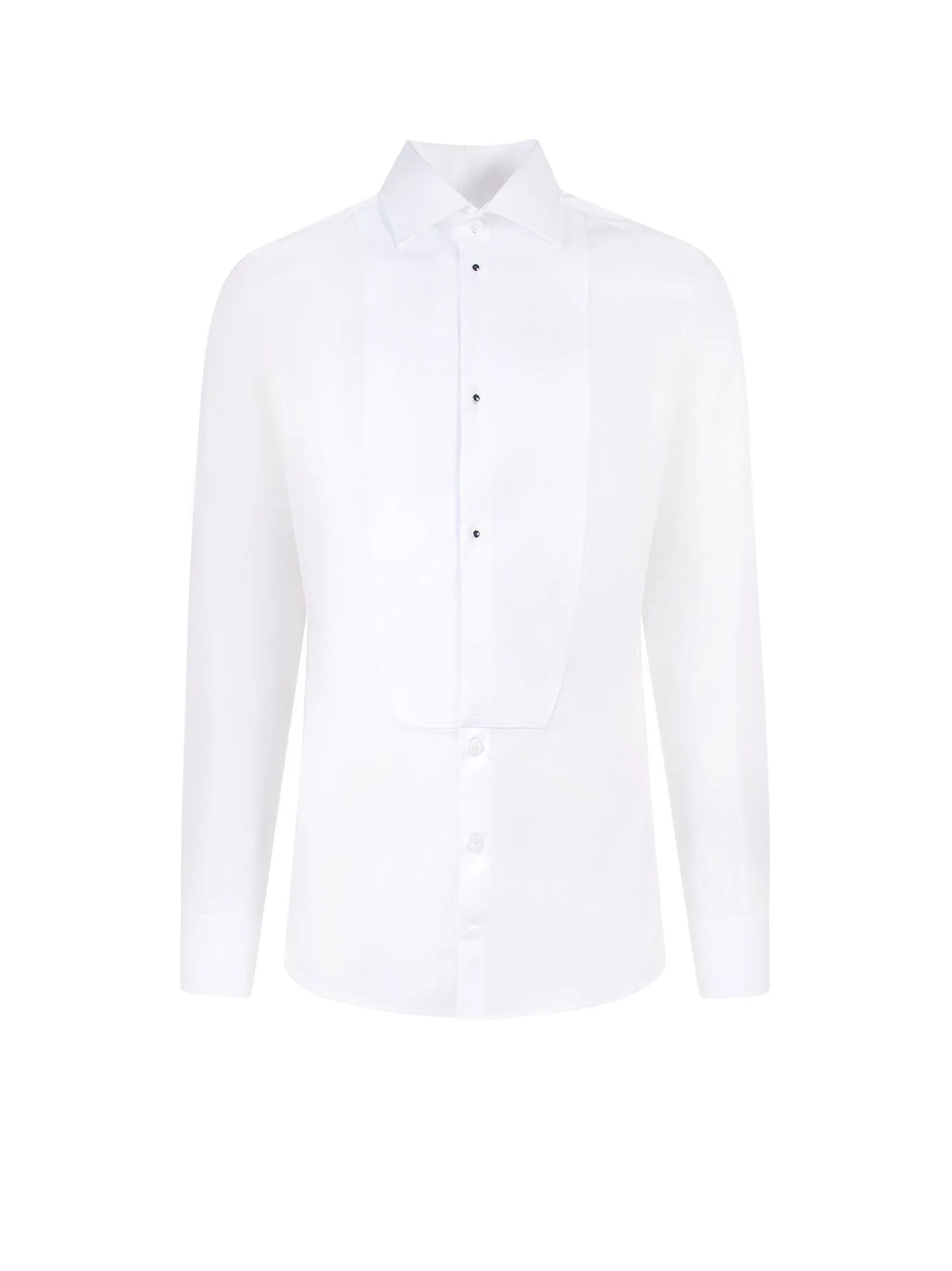 Cotton Shirt With Frontal Plastron sold by Wanan Luxury