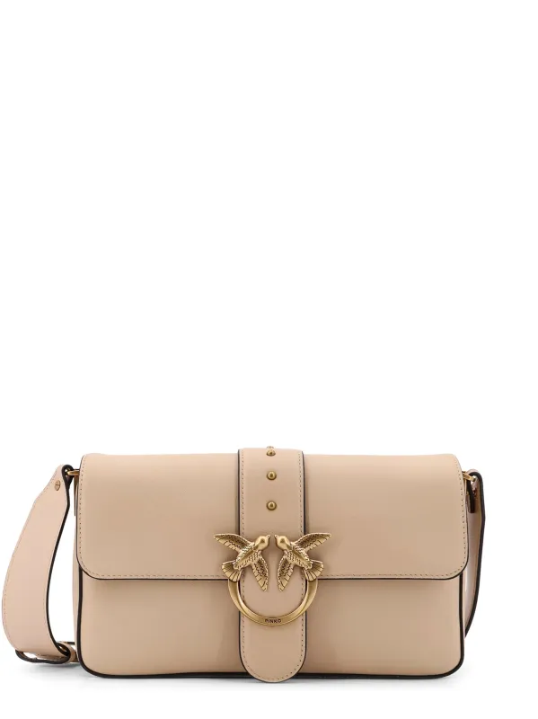 Love One Classic Leather Crossbody Bag made by Pinko