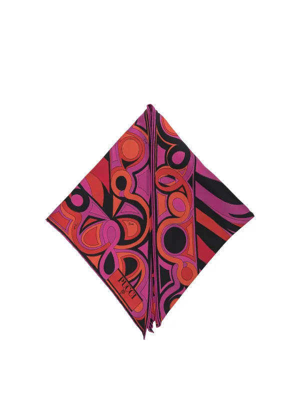 Mix Di Stampe Sciarpe & Foulard Fuchsia made by Emilio Pucci