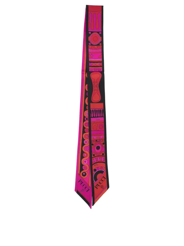 Mix Di Stampe Sciarpe & Foulard Fuchsia made by Emilio Pucci