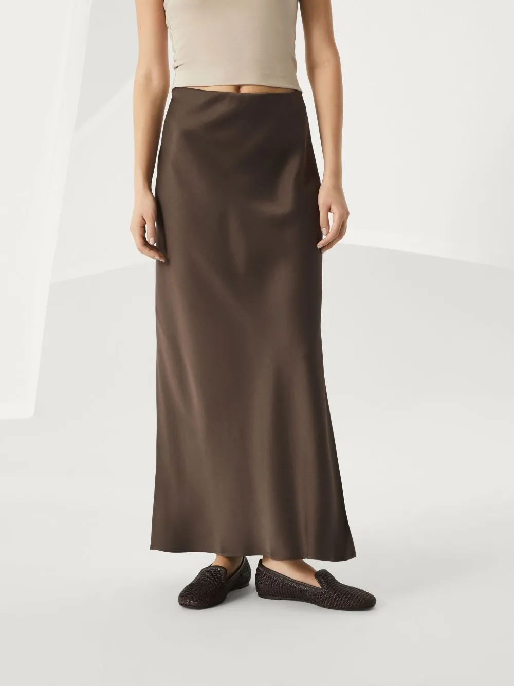 Silk Long Skirt sold by Wanan Luxury product image thumbnail 5