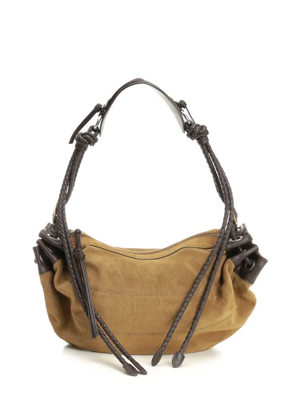 Maia Medium Suede Shoulder Bag Shoulder Bags Grey made by Isabel Marant