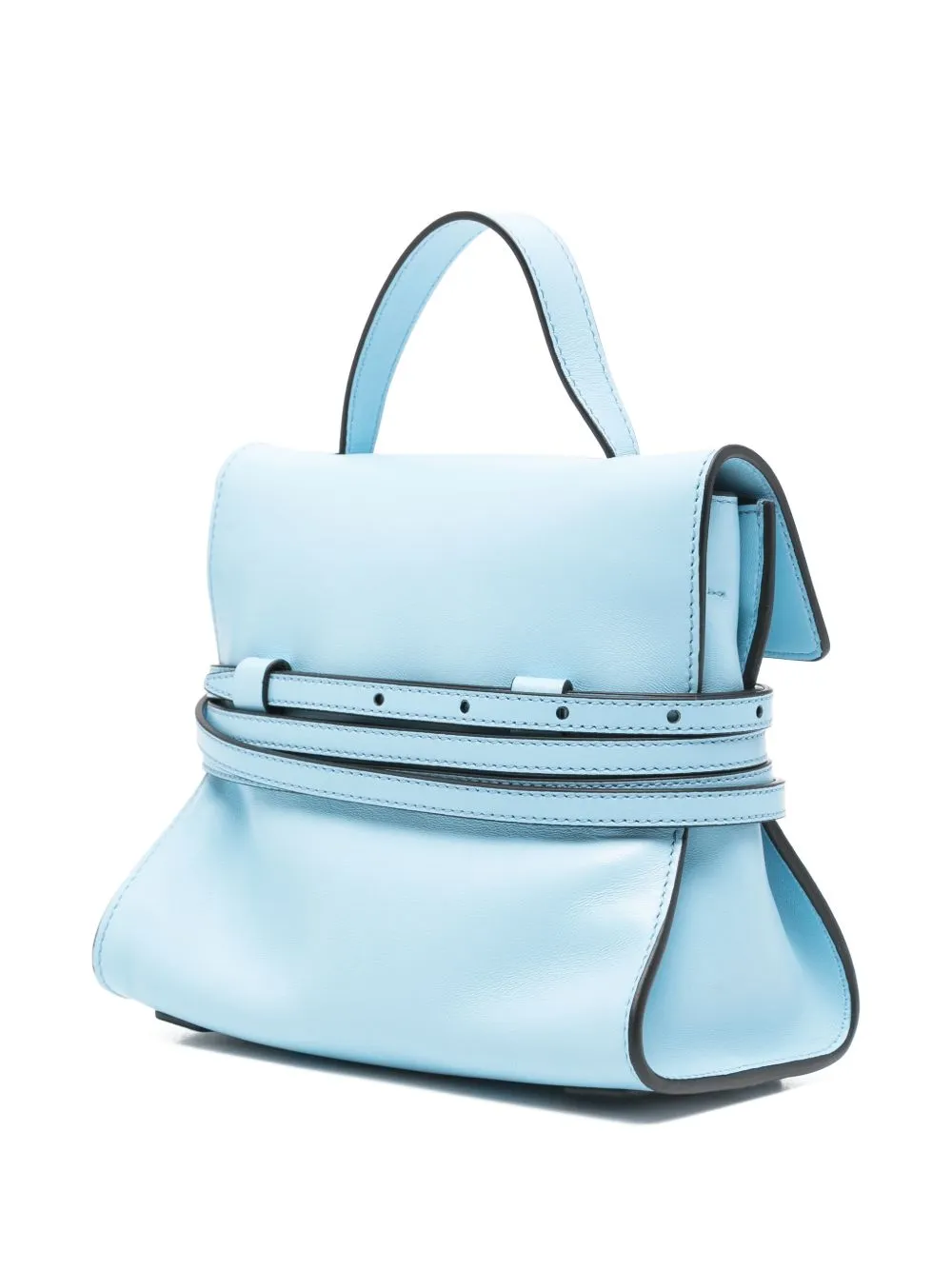 Tie Me Small Leather Handbag sold by Wanan Luxury product image thumbnail 4