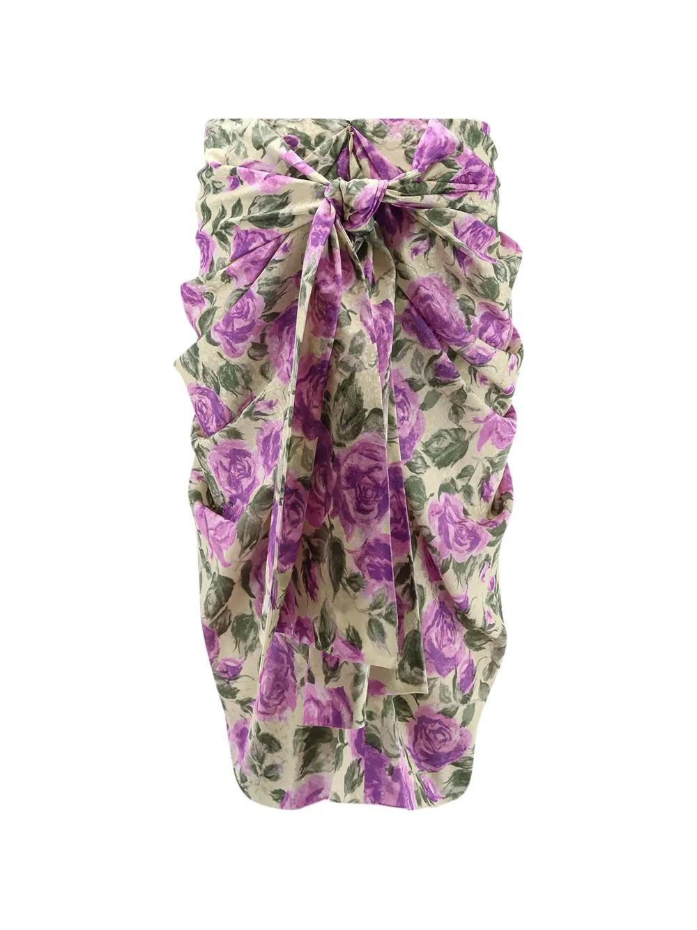Printed Silk Skirt sold by Wanan Luxury product image thumbnail 2