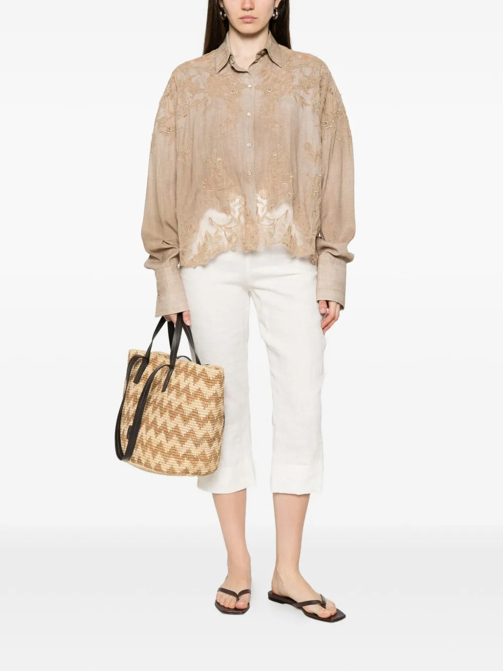 Embroidered Shirt sold by Wanan Luxury product image thumbnail 5