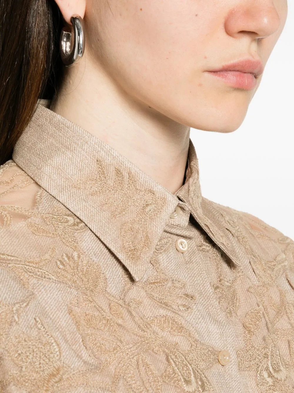 Embroidered Shirt sold by Wanan Luxury product image thumbnail 4