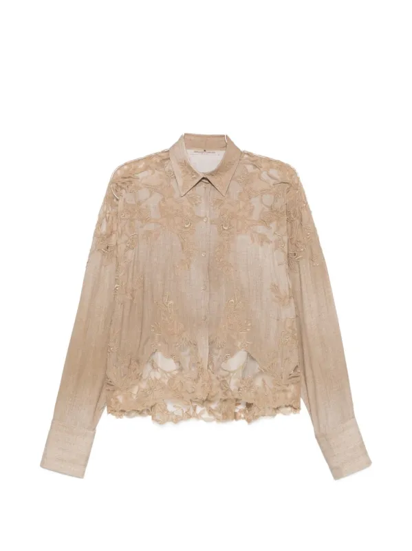 Embroidered Shirt made by Ermanno Scervino