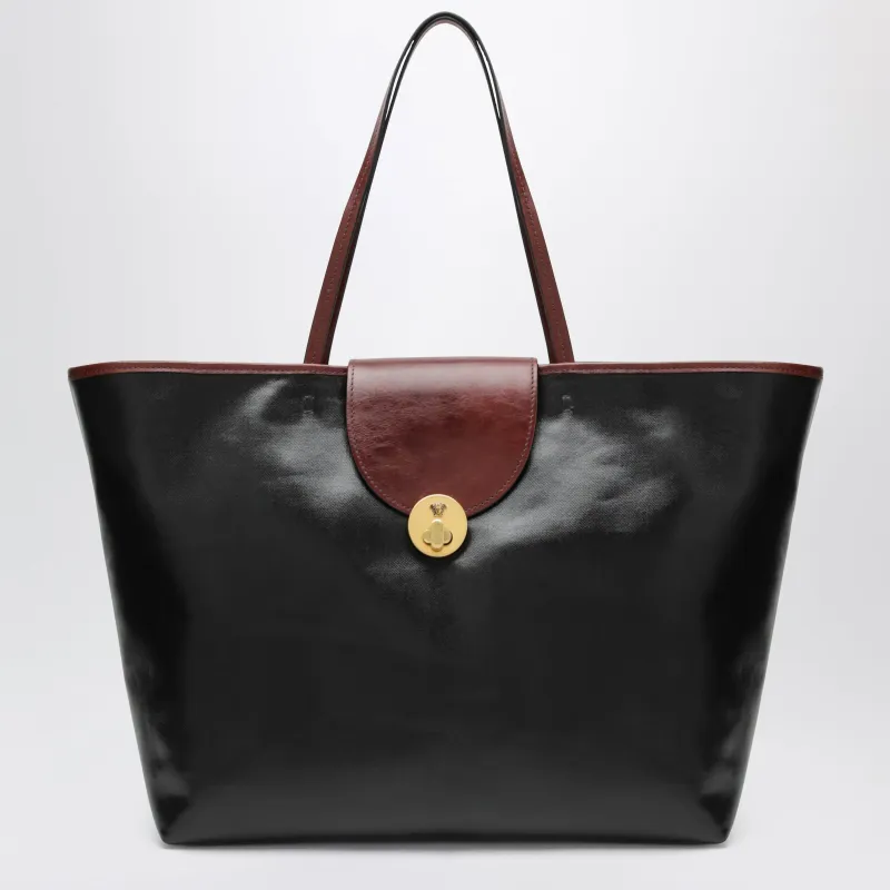 Large Vivian Coated Canvas Shopper Bag made by Versace