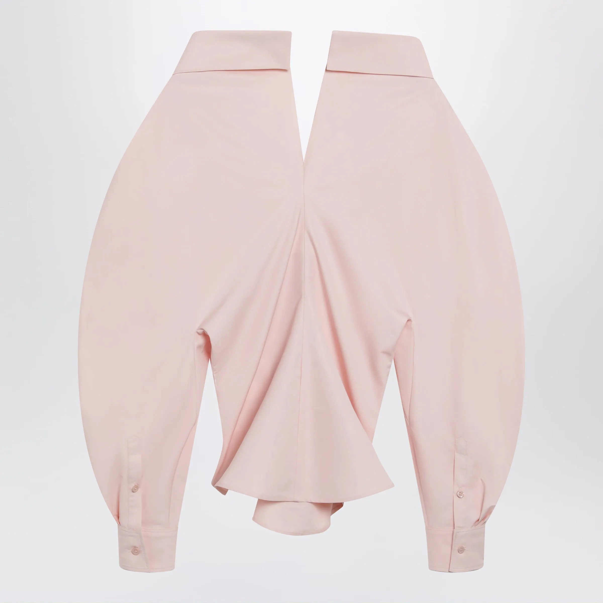 Pink Cut-Out Poplin Shirt sold by Wanan Luxury product image thumbnail 2